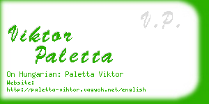 viktor paletta business card